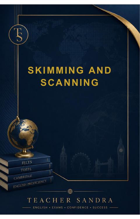 Skimming & Scanning cover
