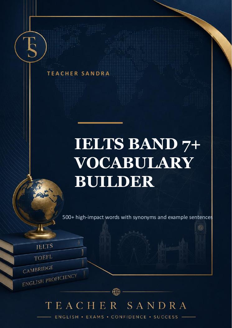 Vocabulário IELTS cover